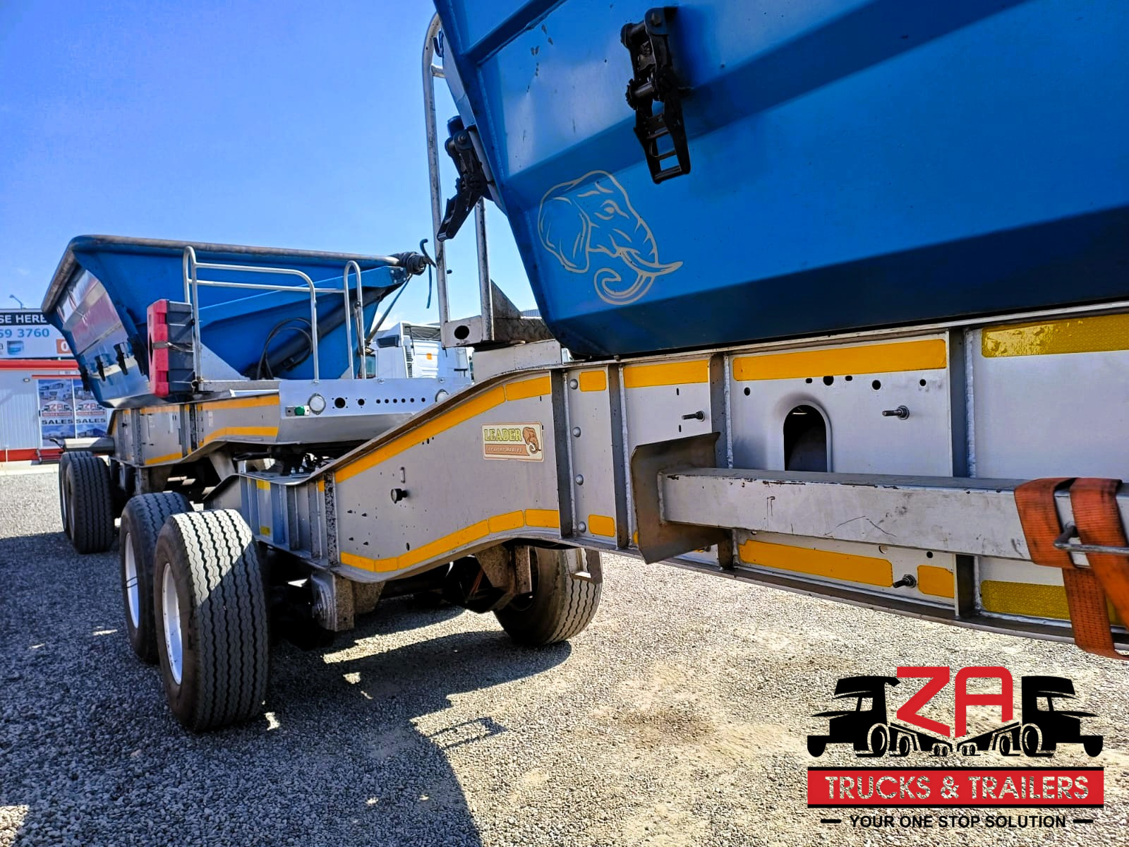2021 LEADER 20 CUBE SIDE TIPPER TRAILER #53349